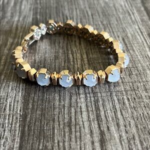 Kendra Scott Rose Gold Bracelet with Light Gray Accents